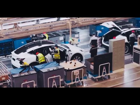 Tesla Gigafactory 3 Phase II Inside