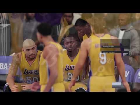 NBA 2K16 la lakers mygm ep2 frist game pt 1