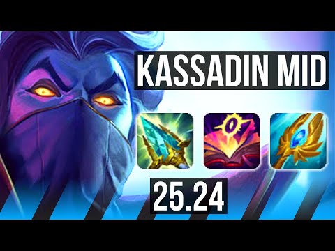KASSADIN vs SYNDRA (MID) | 18/0/5, 8k comeback | EUW Master | 25.24