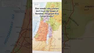 The Gospel of Barnabas gets simple details wrong, outing itself as a forgery. @joerogan