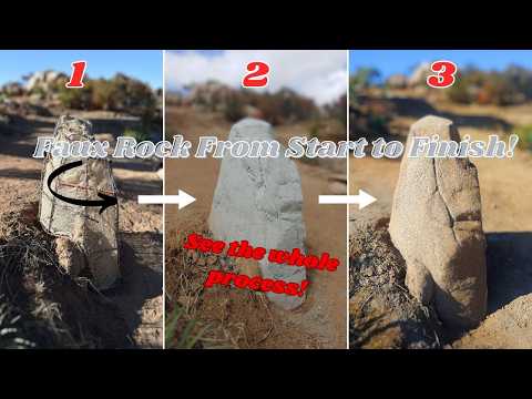 Kunststein aus Beton herstellen | Zeitraffer von Anfang bis Ende | Vorschau zum DIY-Kurs | Landsc...
