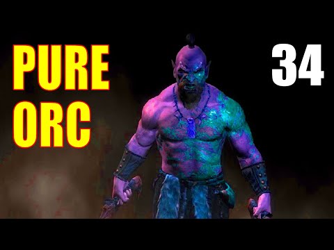 Skyrim HARDCORE PURE ORC BUILD Walkthrough - Part 34, Frostmere Crypt, Bleak Falls Barrow