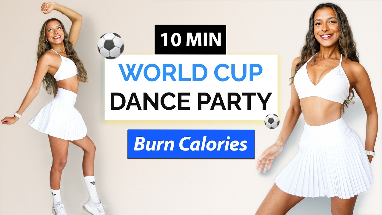 10 MIN FIFA WORLD CUP 2026 Dance HIIT | Burn Fat Fast to Wavin' Flag, Champions by Ishowspeed