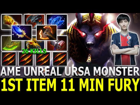 AME | Ursa | Epic Monster Carry 1st Item 11 Min Battlefury | Dota 2 | Pro Gameplay | Highlights