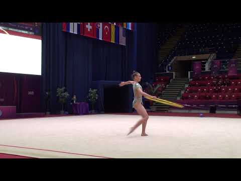 Yeliz Gunes TUR Turkish Gym  Fed  Hoop Irina Deleanu Cup 21 May 2021