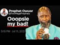 False Prophet BIG FAIL Caught On TV