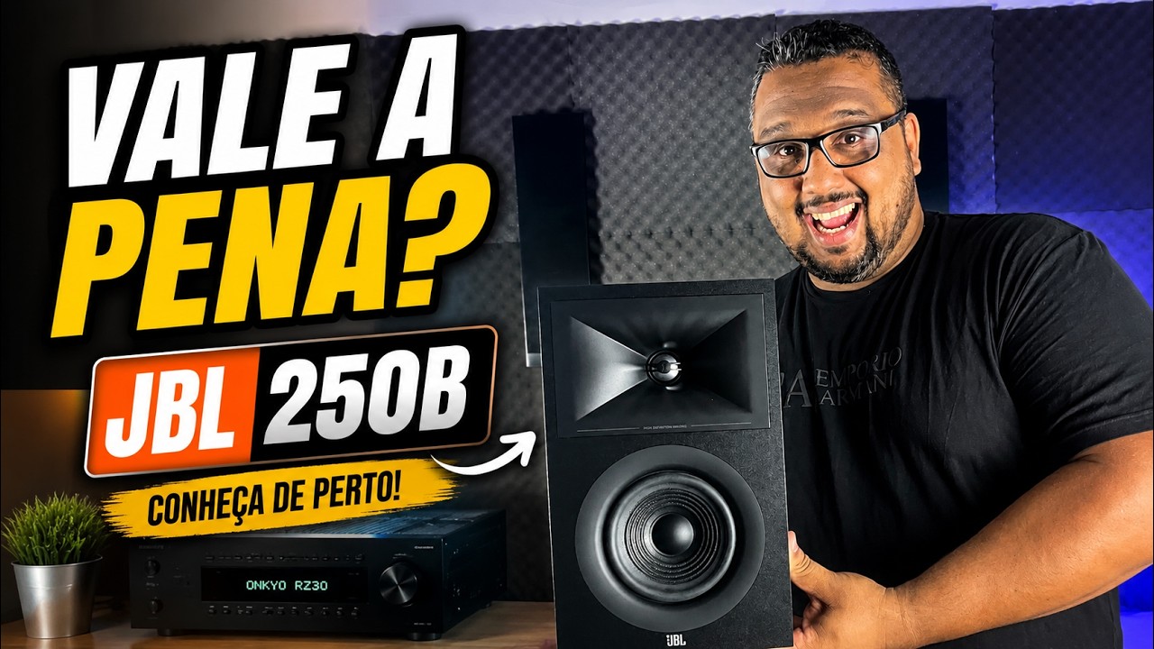 Miniatura da avaliação em vídeo de Par de Caixas JBL Stage 240H 75W RMS Preto