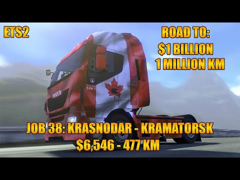 Euro Truck Simulator 2 - Job #38 Krasnodar - Kramatorsk