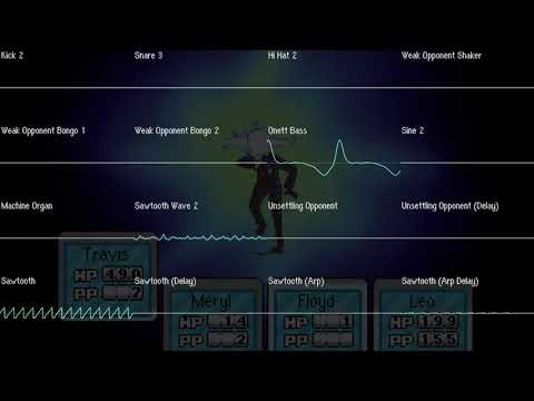 Mother 4/Oddity OST: Battle Against an Ultra-Dimensional Foe (Oscilloscope View)