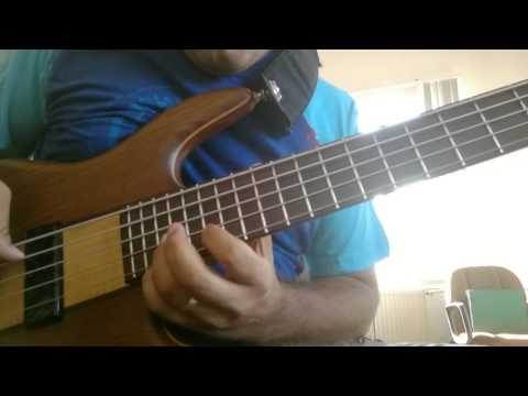 230 bpm bebop phrase bass guitar