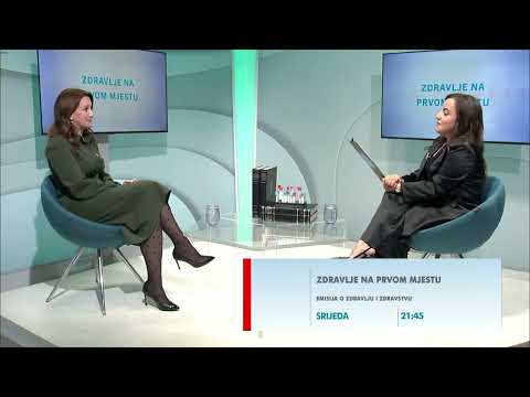 RTV HB | Najava - Zdravlje na prvom mjestu: prim. Marija Novaković Bošnjak