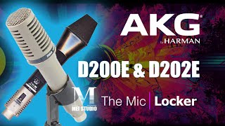 Video thumbnail for AKG D202R, D200E and D200E1 by MEI Studio