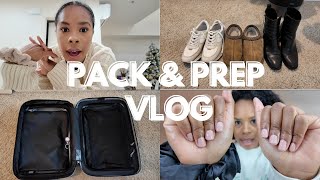 Pack & Prep for a Ski Trip Vlog (target run, tennis event, winter skincare & beauty routine)