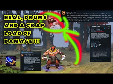 7.32 Patch : Aghs rework - Beastmaster new ability - Drums of Slom