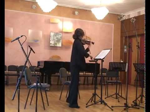 Toccata for violin solo