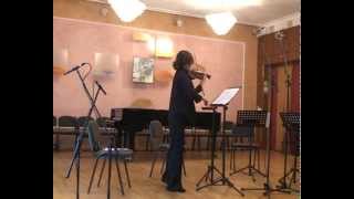 Anna Leonova.Toccata for Violin solo