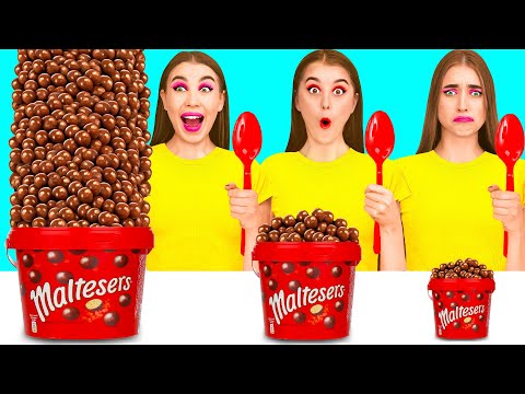 Big, Medium and Small Plate Challenge | Awesome Kitchen Tricks by DaDaDa Challenge