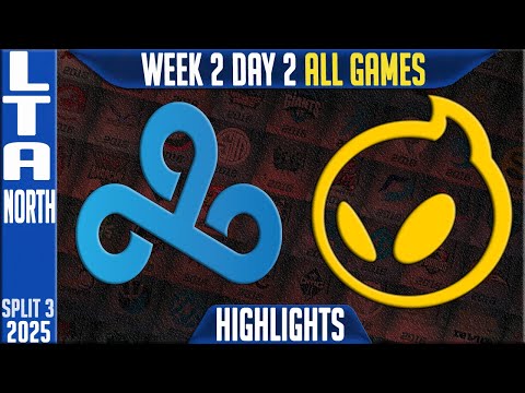 C9 vs DIG ALL GAMES Highlights | LTA North 2025 Split 3 Week 2 | Cloud9 vs Dignitas