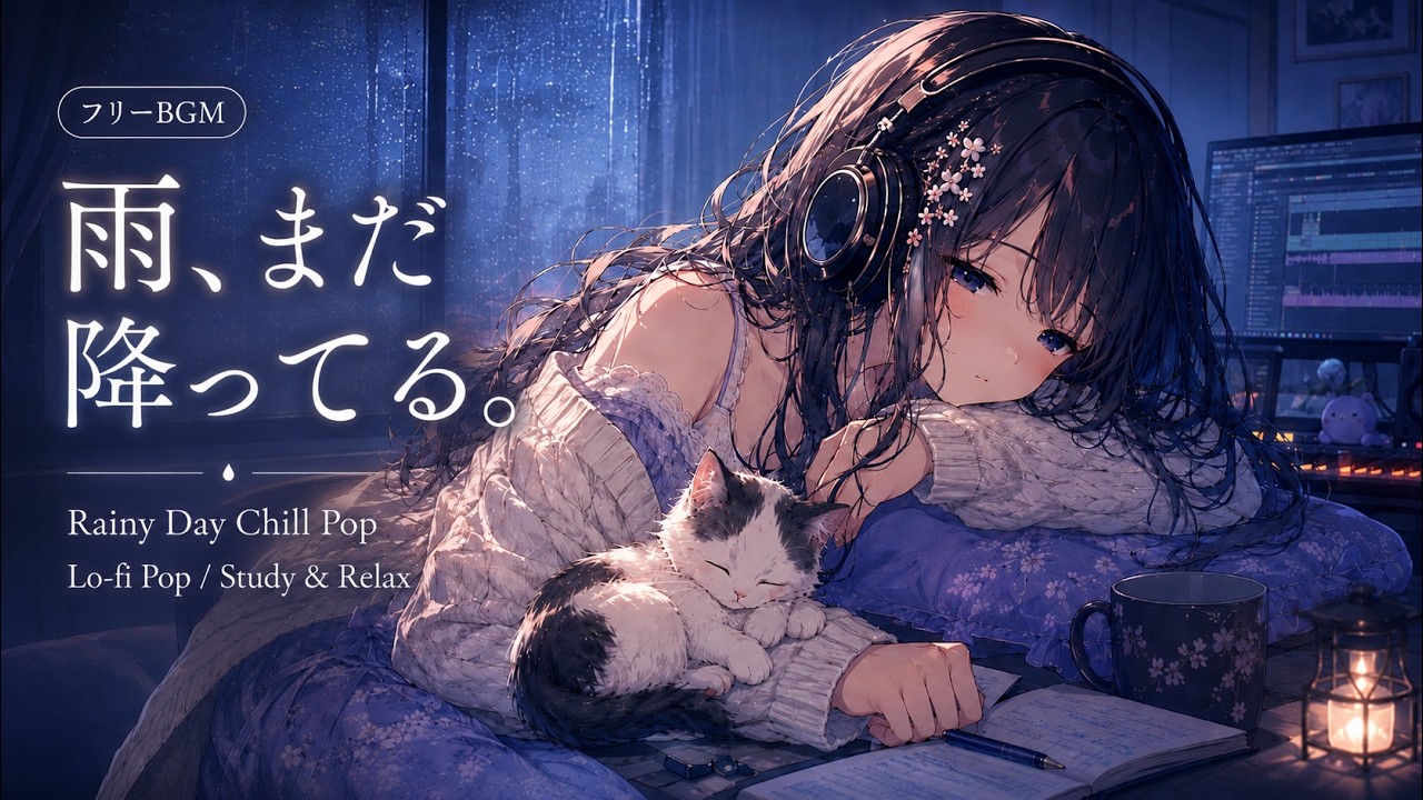 【フリーBGM】雨、まだ降ってる。