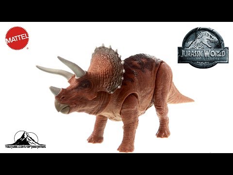 Optibotimus Reviews: Jurassic World Fallen Kingdom Roarivores TRICERATOPS