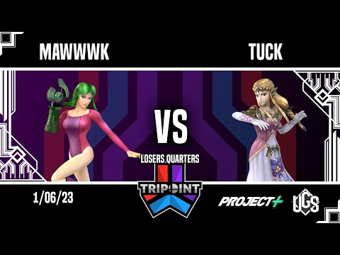 Tripoint Smash 174 - Losers Quarters - mawwwk(Zero Suit Samus) Vs. Tuck(Zelda)