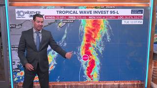 NHC monitoring 2 areas in the Atlantic, including one with 70% chance of developing