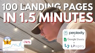 FIXING MY SEO WITH 100 LANDING PAGES USING AI