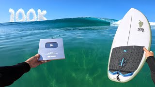 CELEBRATING 100K SUBS: Surfing a New Board, Golf Q&A + My Journey!