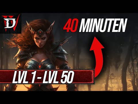 Level 50 in 40 Minuten! BESTER DUNGEON FÜR XP FARMING - DIABLO 4 GUIDE