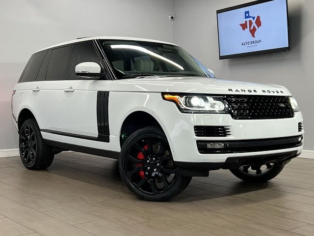 2013 LAND ROVER RANGE ROVER SUV V8, SUPERCHARGED, 5.0 LITER AUTOBIOGRAPHY SPORT UTILITY 4D