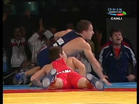 WC-2009 / Rovshan Bayramov (AZE) - Virgil Munteanu (ROU) GR 55 kg bronze medal match