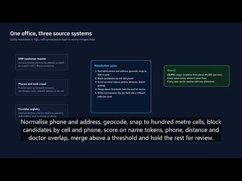 One schema behind three apps demo preview