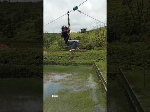 Zipline ride at Vagamon