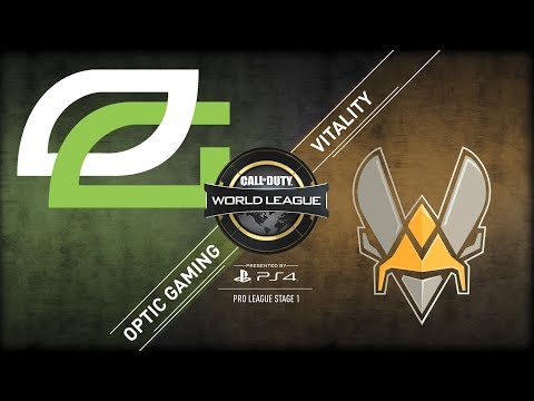 Vitality vs OpTic Gaming | CWL Pro League | Stage 1 | Week 6 | Day 1