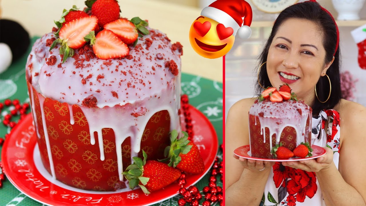 PANETONE RED VELVET RECHEADO - SUCESSO NAS VENDAS E NA SUA CASA - FÁCIL PASSO A PASSO - Dika da Naka