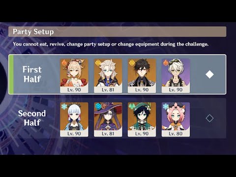 2.2 Spiral Abyss with Yoimiya and Ayaka (F2P)