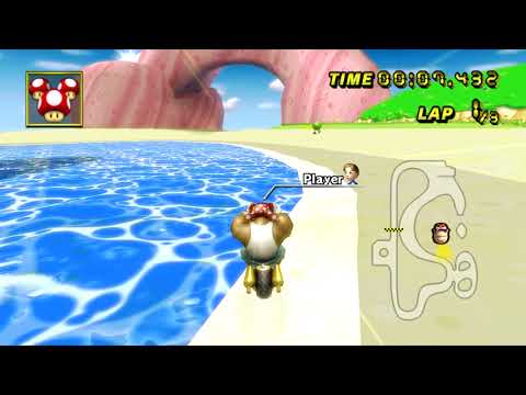 [MKW 200cc TAS] GCN Peach Beach (Glitch) - 40.899