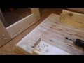 Самодельный деревянный письменный стол Часть 3 Сборка и готовый результат 