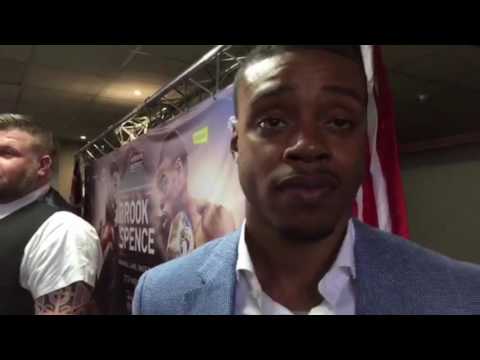 ERROL SPENCE JR: I'M THE TOUGHEST WELTERWEIGHT BROOK HAS FACED