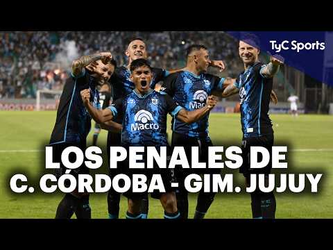 Los PENALES COMPLETOS de CENTRAL CÓRDOBA 2 (4) - 2 (5) GIMNASIA (J) por los 32avos de COPA ARGENTINA