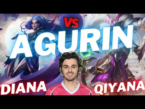 AGURIN | DIANA VS QIYANA | JNG GAMEPLAY | Patch 15.21 / Season 15 | #LeagueofLegends