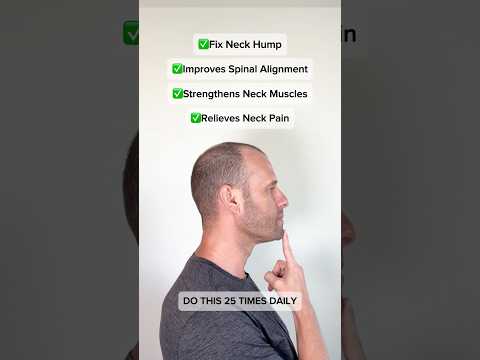 Fix Your Neck Hump Fast: Simple Chin Tuck Exercise!