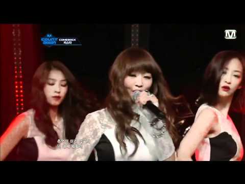 120412 Sistar  Lead Me&Alone @ Comeback Stage