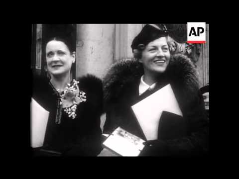 Gracie Fields Investiture.