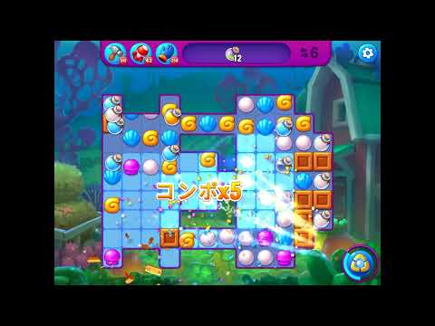 Fishdom Very Hard level 6284 no boosters フィッシュダム ベリーハード [Friend's]