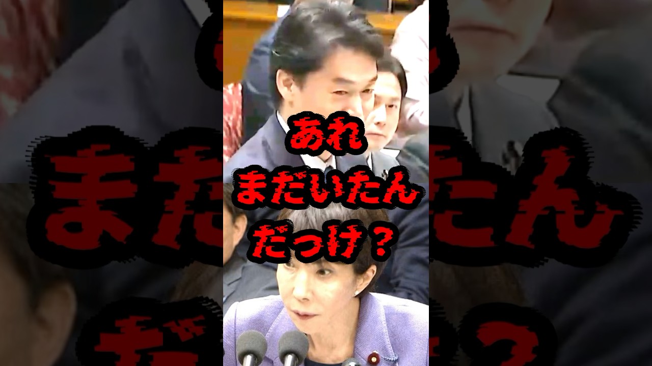 あれまだいたんだっけ？ #政治 #小西ひろゆき #高市早苗