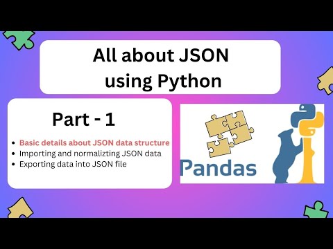 All About Json Using Python Part 1 Python Pie Bar Machine Learning
