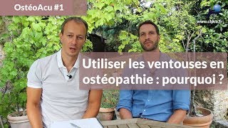 Les ventouses et l'ostéopathie