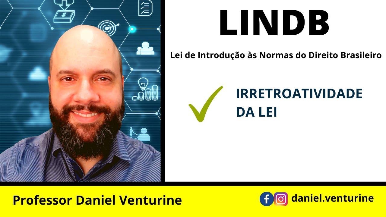 LINDB - Irretroatividade da lei - Professor Daniel Venturine