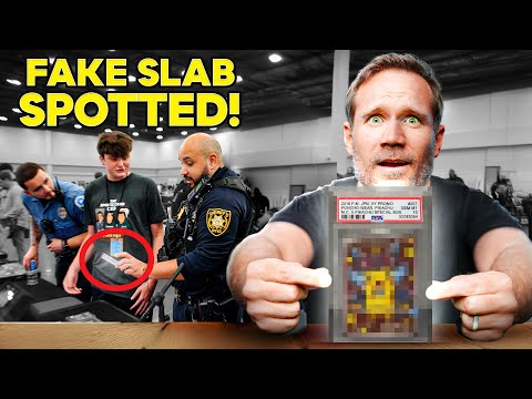 I Found Fake PSA Slabs At a Card Show!
